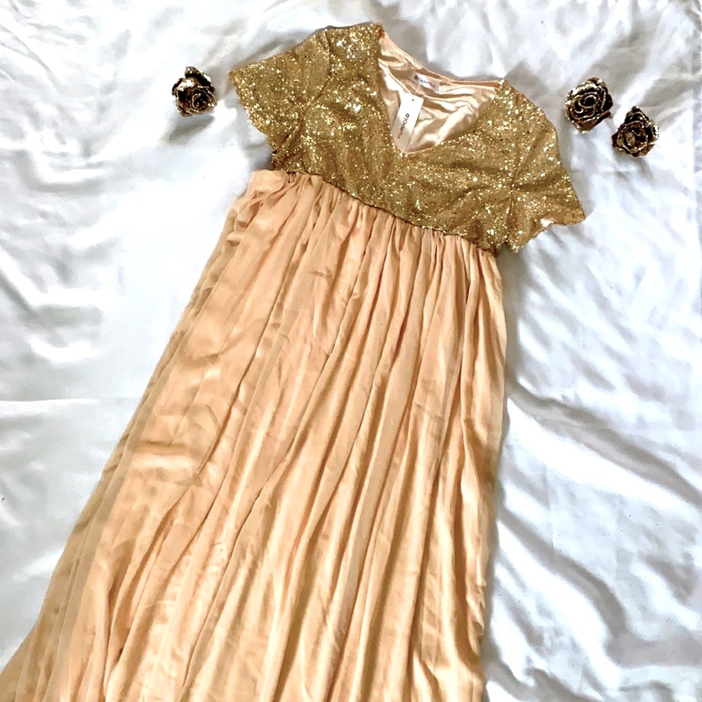 Sparkle top gown